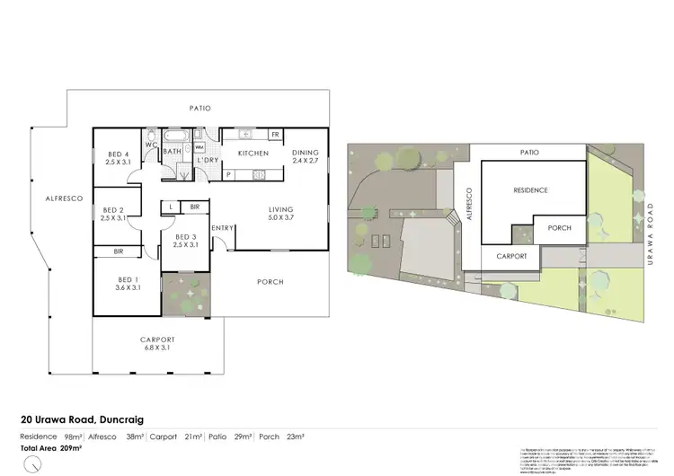 Floorplan of Homely house listing, 20 Urawa Road, Duncraig WA 6023