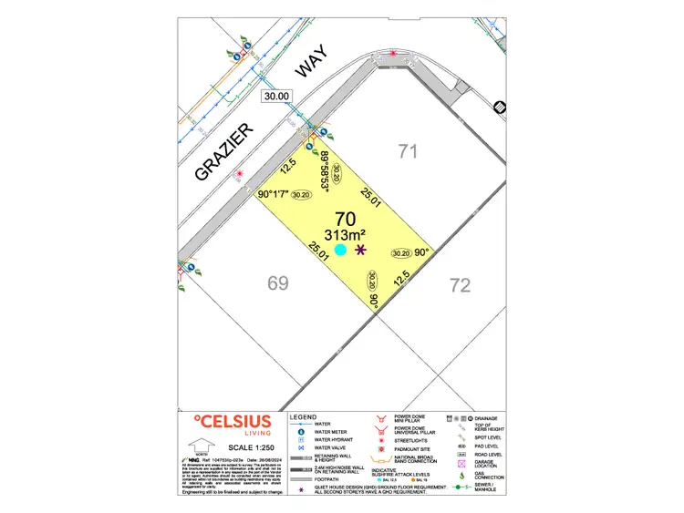 Floorplan of Homely land listing, Lot 70 Grazier Way, Piara Waters WA 6112