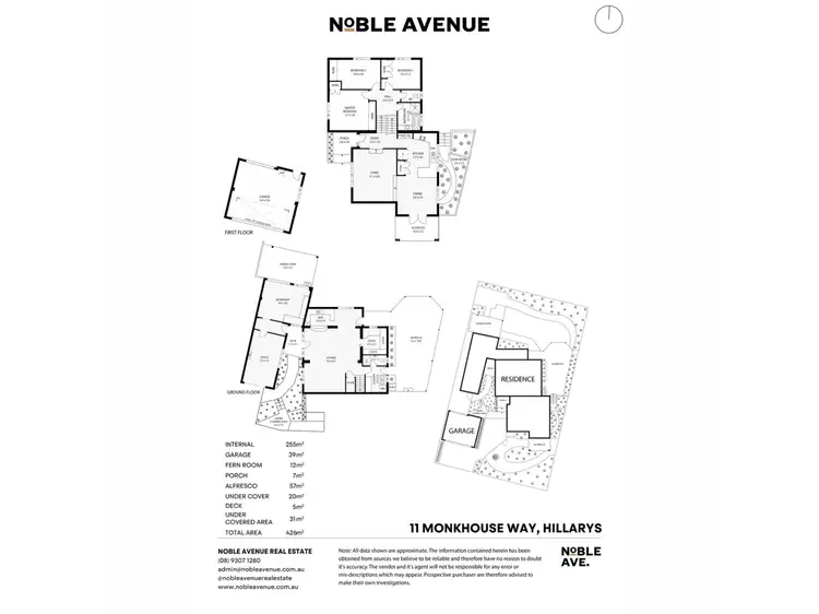 Floorplan of Homely house listing, 11 Monkhouse Way, Hillarys WA 6025