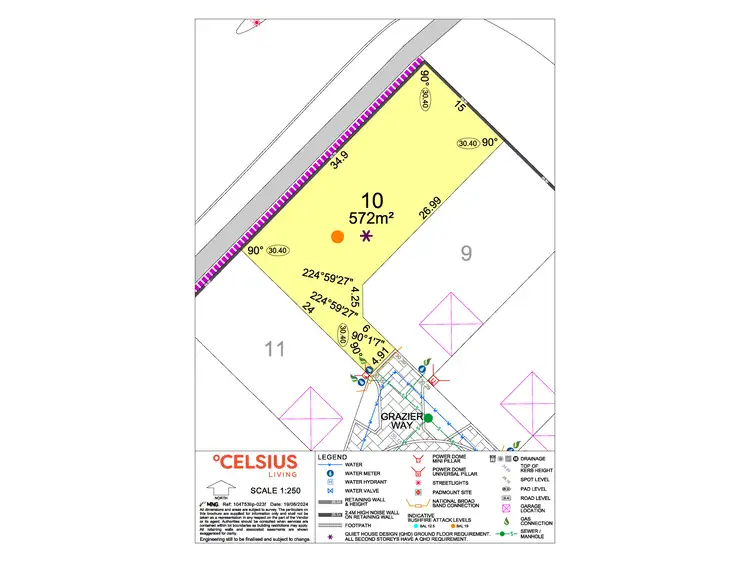 Floorplan of Homely land listing, Lot 10/24 Grazier Way, Piara Waters WA 6112
