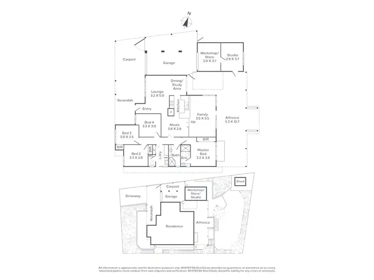 Floorplan of Homely house listing, 14 Marchant Drive, Bibra Lake WA 6163