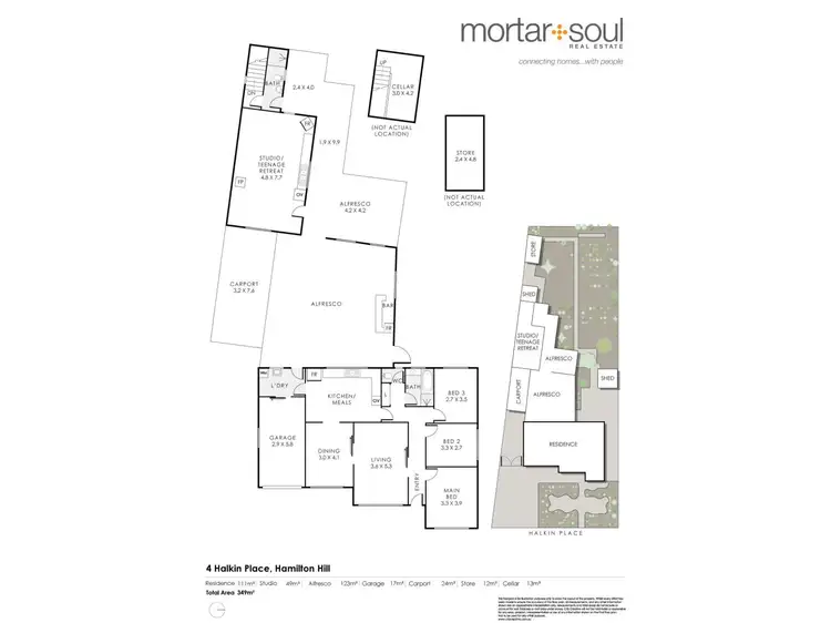 Floorplan of Homely house listing, 4 Halkin Pl, Hamilton Hill WA 6163