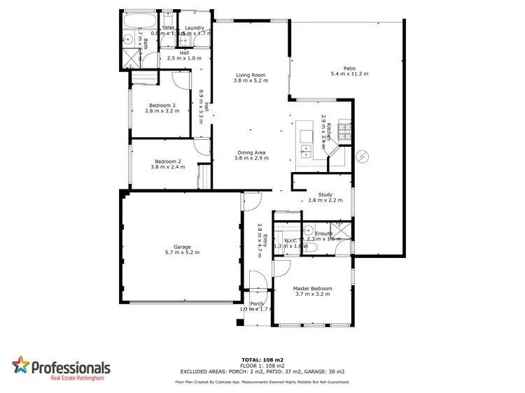 Floorplan of Homely house listing, 2 Ryhill Crescent, Wellard WA 6170