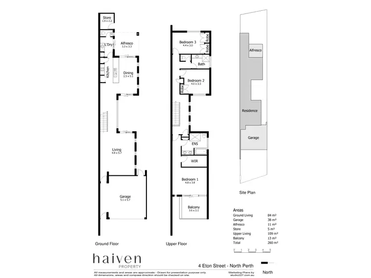 Floorplan of Homely house listing, 4 Eton Street, North Perth WA 6006