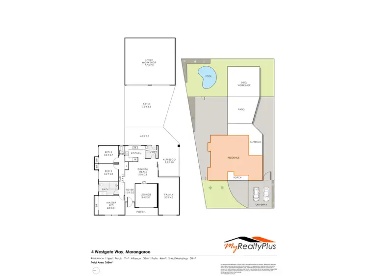 Floorplan of Homely house listing, 4 Westgate Way, Marangaroo WA 6064