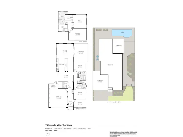 Floorplan of Homely house listing, 7 Convallis Vista, The Vines WA 6069