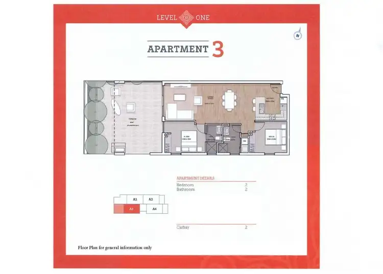 Floorplan of Homely apartment listing, 3/36 Moolyeen Road, Mount Pleasant WA 6153