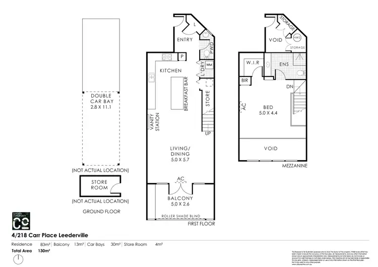 Floorplan of Homely apartment listing, 4/218 Carr Place, Leederville WA 6007