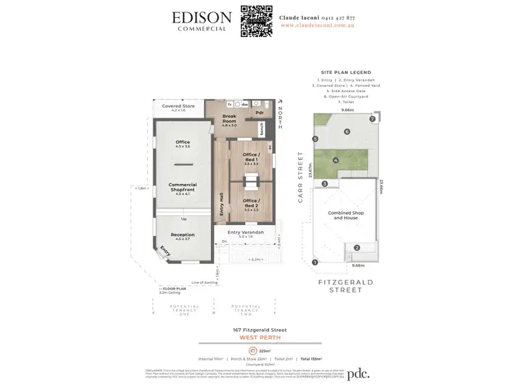 Floorplan of Homely house listing, 167 Fitzgerald Street, West Perth WA 6005