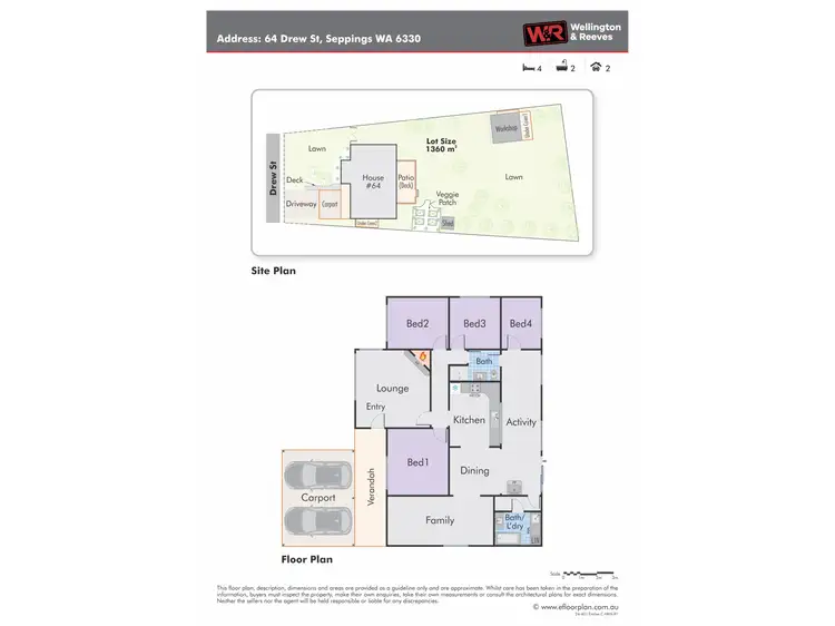 Floorplan of Homely house listing, 64 Drew Street, Seppings WA 6330