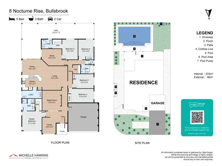 Floorplan of Homely house listing, 8 Nocturne Rise, Bullsbrook WA 6084