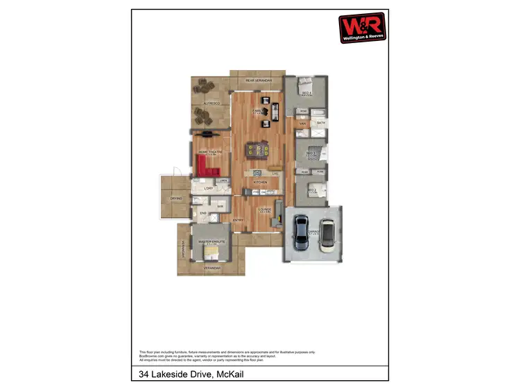 Floorplan of Homely house listing, 34 Lakeside Drive, Mckail WA 6330