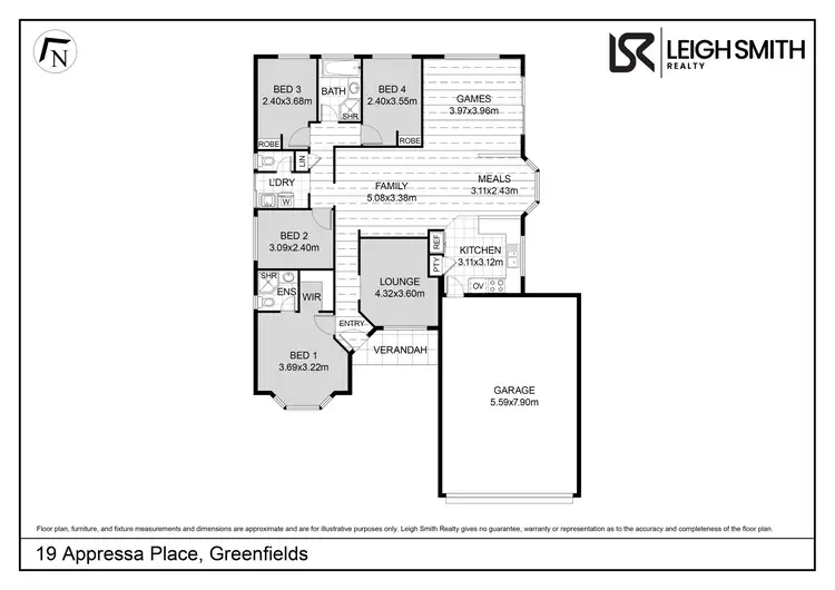 Floorplan of Homely house listing, 19 Appressa Place, Greenfields WA 6210