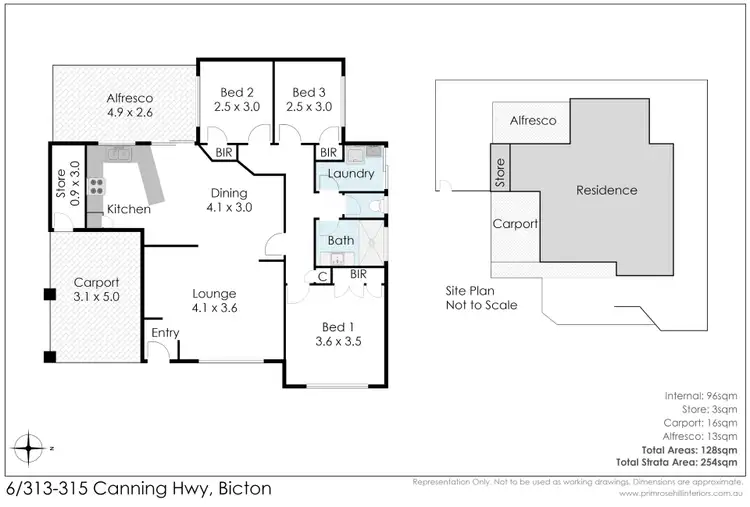 Floorplan of Homely villa listing, 6/313-315 Canning Highway, Palmyra WA 6157