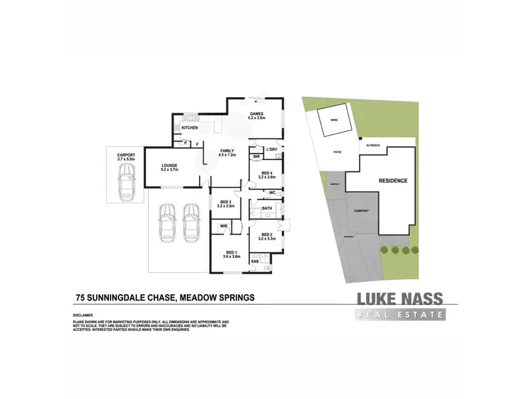 Floorplan of Homely house listing, 75 Sunningdale Chase, Meadow Springs WA 6210