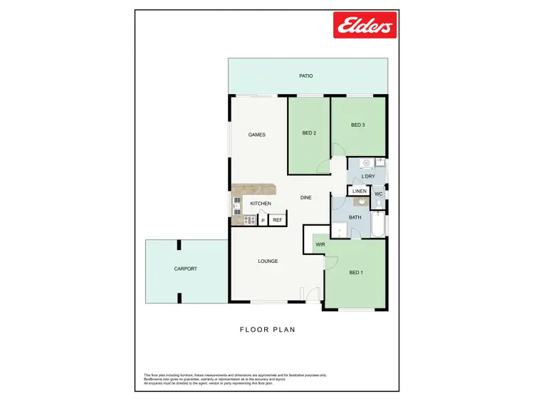 Floorplan of Homely house listing, 14 Dunlowe Loop, Warnbro WA 6169
