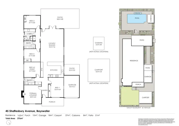 Floorplan of Homely house listing, 45 Shaftesbury Avenue, Bayswater WA 6053