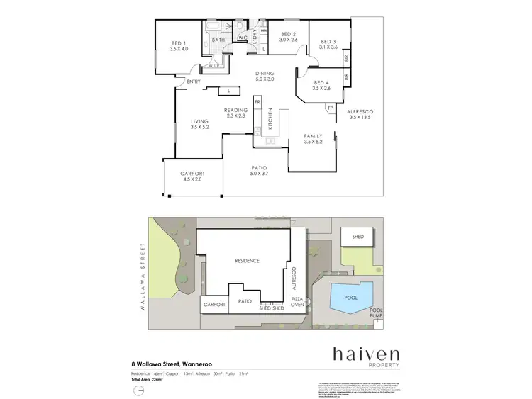Floorplan of Homely house listing, 8 Wallawa Street, Wanneroo WA 6065