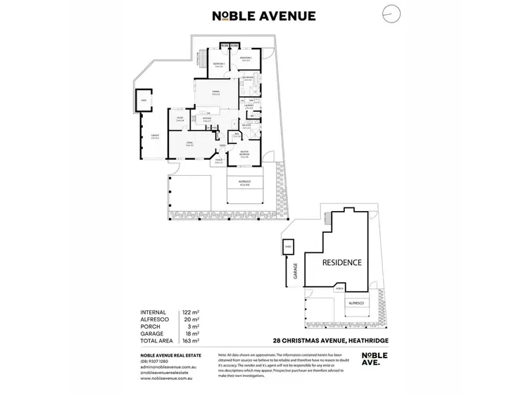 Floorplan of Homely house listing, 28 Christmas Avenue, Heathridge WA 6027