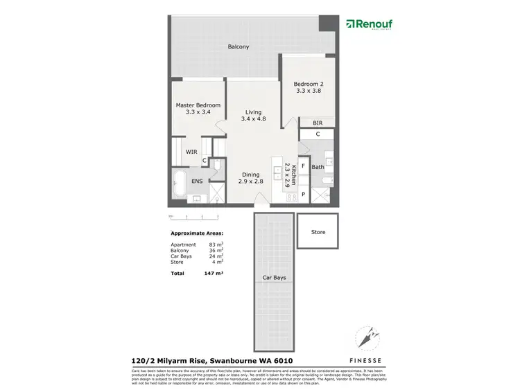 Floorplan of Homely house listing, 120/2 Milyarm Rise, Swanbourne WA 6010