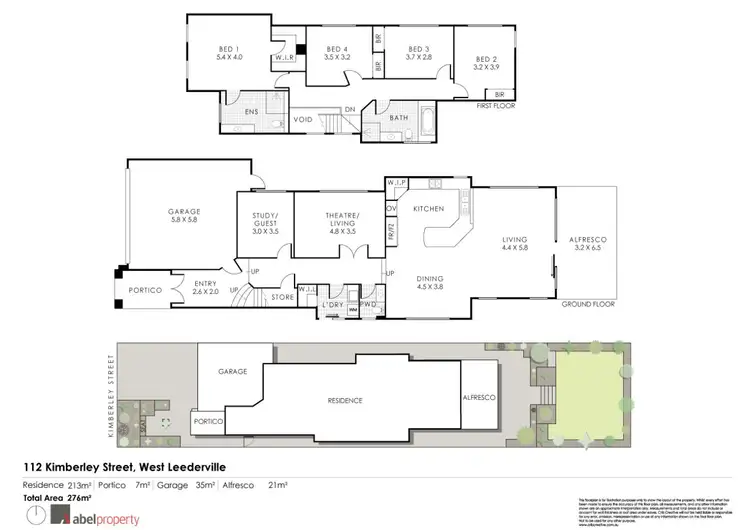 Floorplan of Homely house listing, 112 Kimberley Street, West Leederville WA 6007