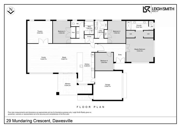Floorplan of Homely house listing, 29 Mundaring Crescent, Dawesville WA 6211