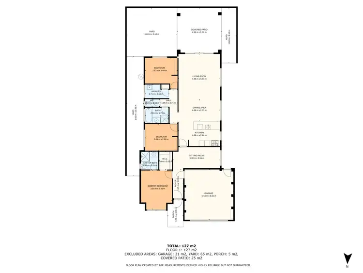 Floorplan of Homely house listing, 14 Grafton Rise, Baldivis WA 6171
