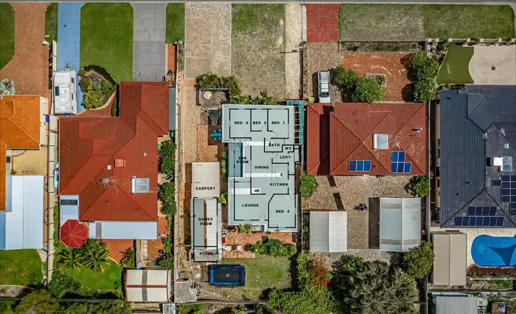 Floorplan of Homely house listing, 45 Fendam Street, Warnbro WA 6169