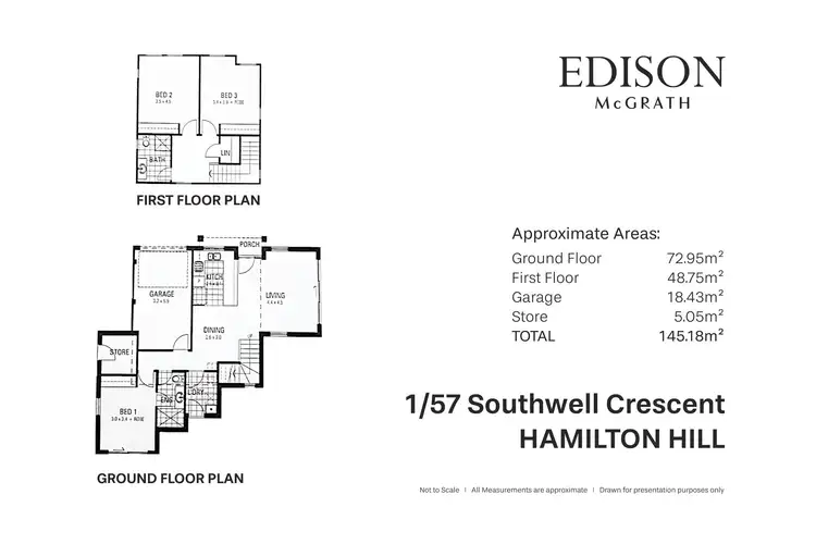 Floorplan of Homely house listing, 1/57 Southwell Crescent, Hamilton Hill WA 6163