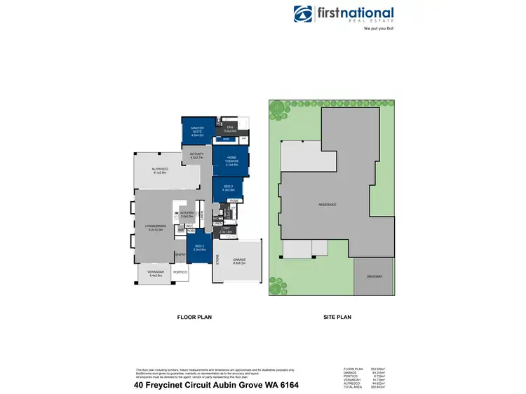 Floorplan of Homely house listing, 40 Freycinet Circuit, Aubin Grove WA 6164
