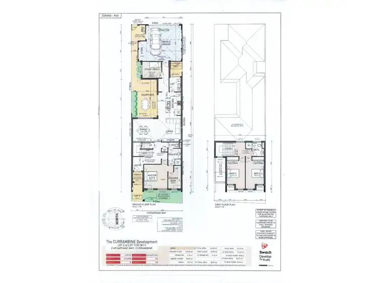 Floorplan of Homely townhouse listing, 13 Chesapeake Way, Currambine WA 6028