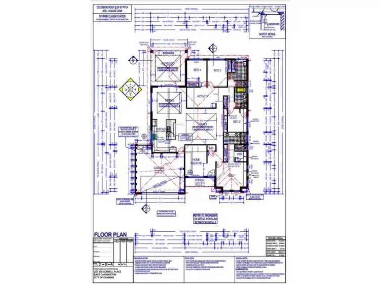 Floorplan of Homely house listing, 12 Cornell Place, East Cannington WA 6107