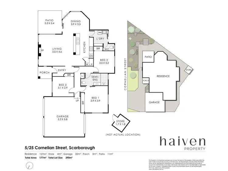 Floorplan of Homely villa listing, 5/25 Cornelian Street, Scarborough WA 6019