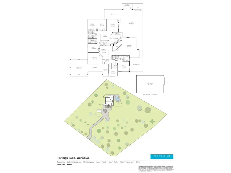 Floorplan of Homely house listing, 137 High Rd, Wanneroo WA 6065