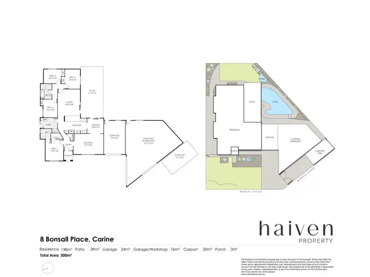 Floorplan of Homely house listing, 8 Bonsall Place, Carine WA 6020