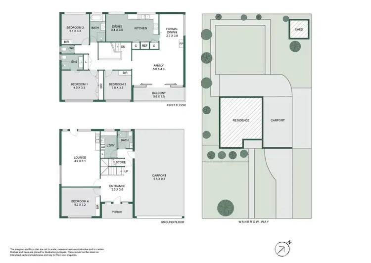 Floorplan of Homely house listing, 7 Wanbrow Way, Duncraig WA 6023