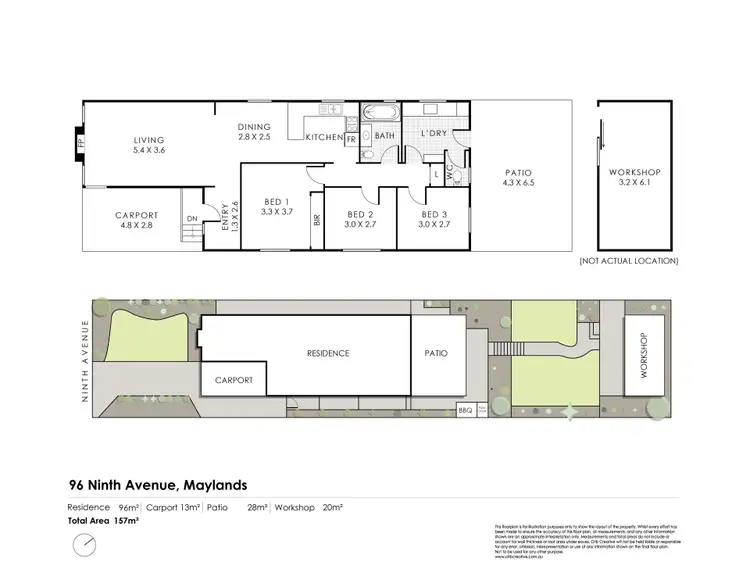 Floorplan of Homely house listing, 96 Ninth Avenue, Maylands WA 6051