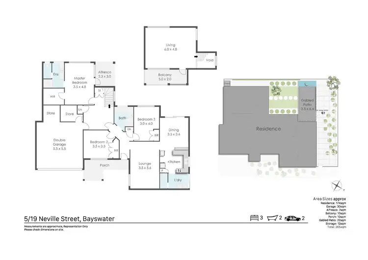 Floorplan of Homely townhouse listing, 5/19 Neville Street, Bayswater WA 6053