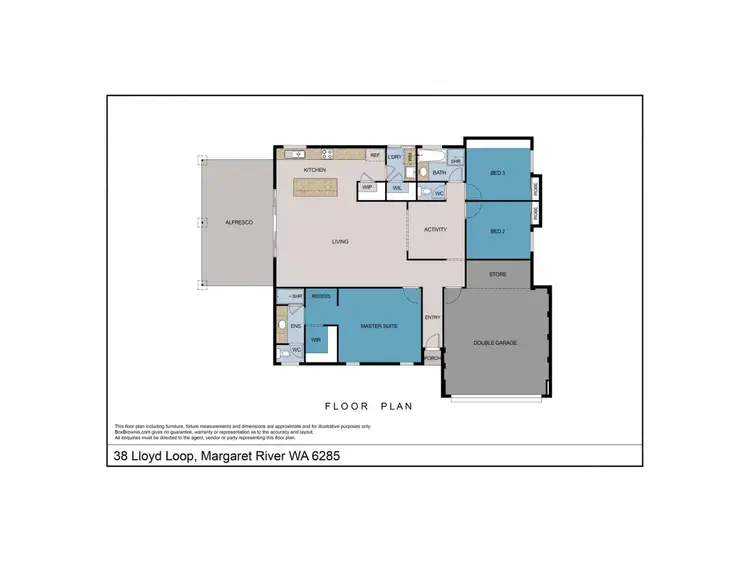 Floorplan of Homely house listing, 38 Lloyd Loop, Margaret River WA 6285