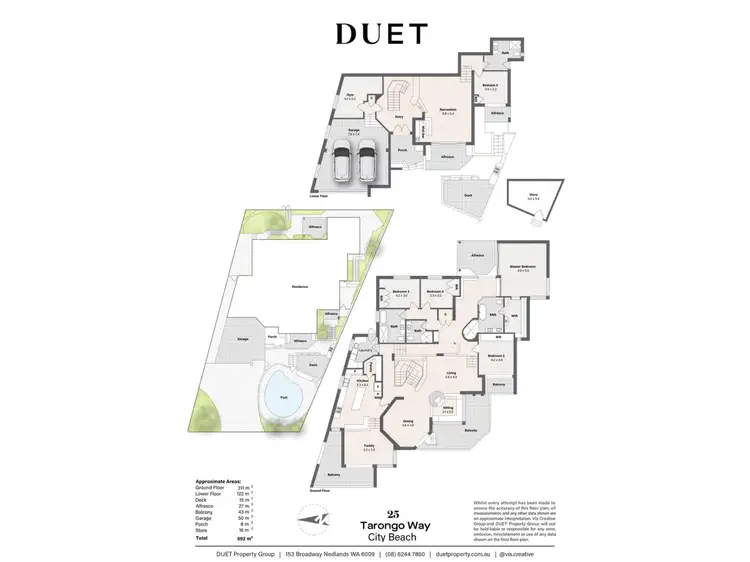 Floorplan of Homely house listing, 25 Tarongo Way, City Beach WA 6015