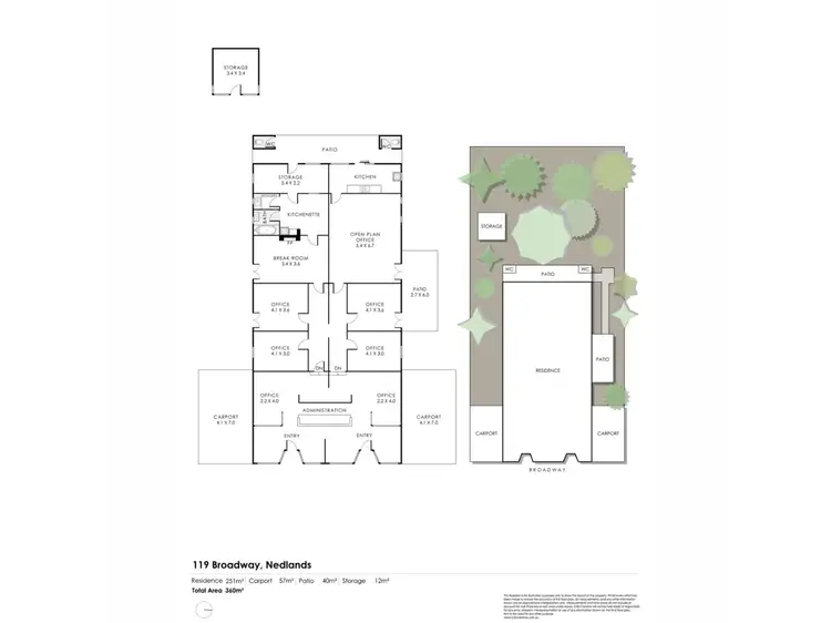 Floorplan of Homely house listing, 119 Broadway, Nedlands WA 6009