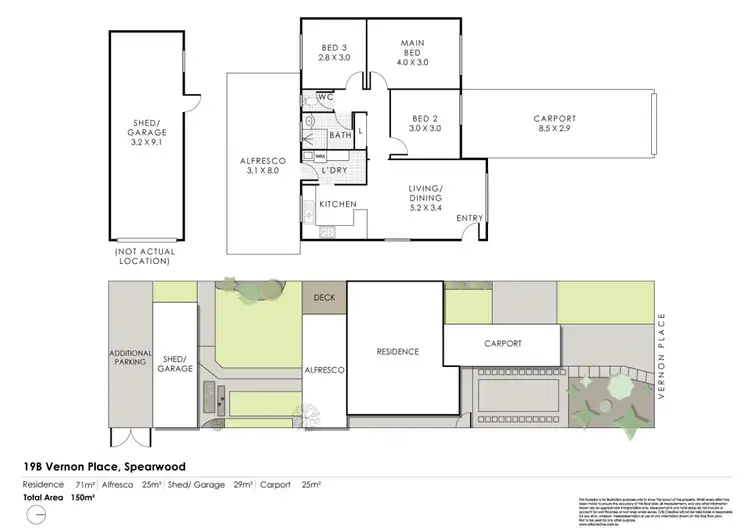 Floorplan of Homely house listing, 19B Vernon Place, Spearwood WA 6163