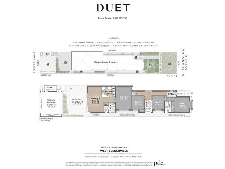 Floorplan of Homely house listing, 66 St Leonards Avenue, West Leederville WA 6007