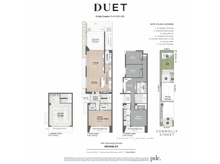 Floorplan of Homely house listing, 41A Connolly Street, Wembley WA 6014