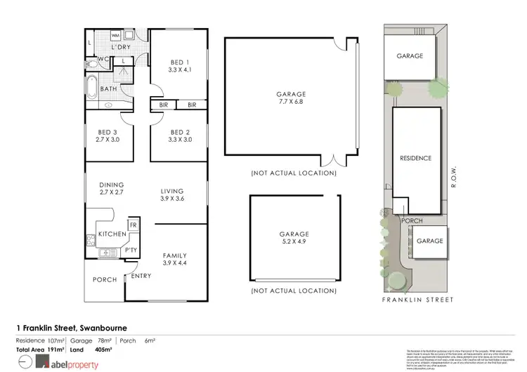 Floorplan of Homely house listing, 1 Franklin Street, Swanbourne WA 6010