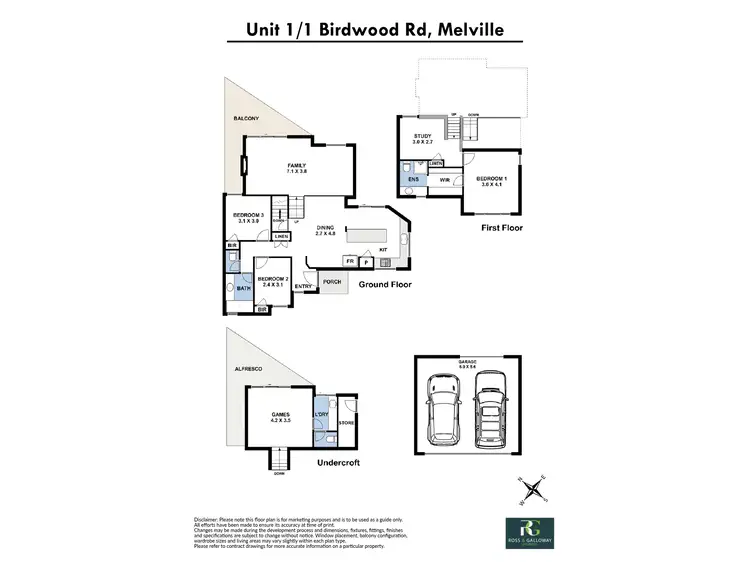 Floorplan of Homely house listing, 1/1 Birdwood Road, Melville WA 6156