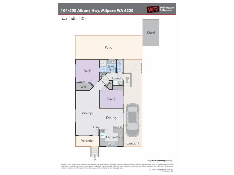 Floorplan of Homely house listing, 104, 550 Albany Highway, Milpara WA 6330