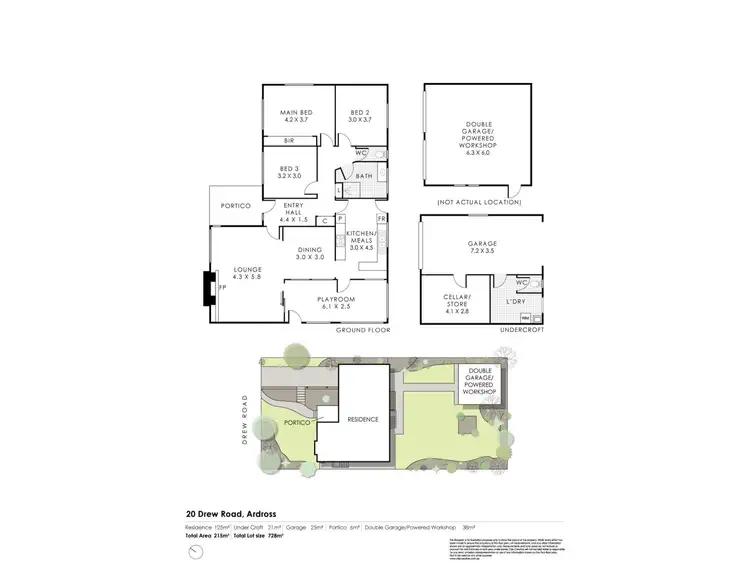 Floorplan of Homely house listing, 20 Drew Road, Ardross WA 6153