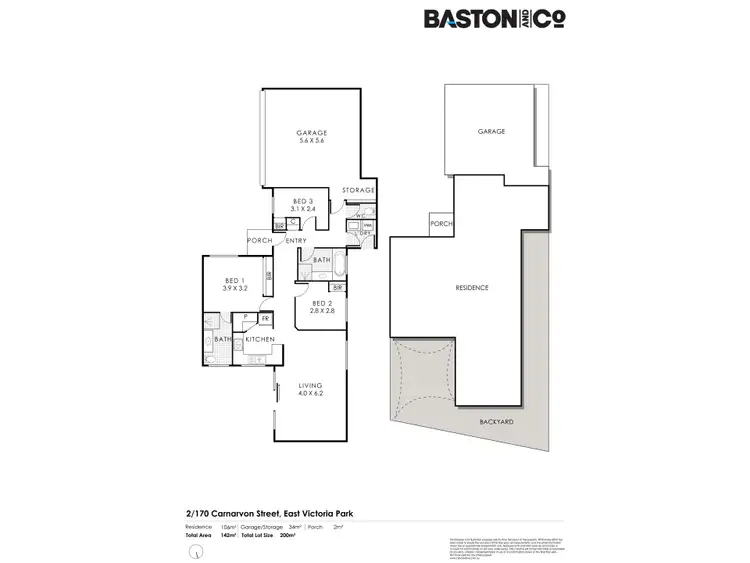 Floorplan of Homely villa listing, 2/170 Carnarvon Street, East Victoria Park WA 6101