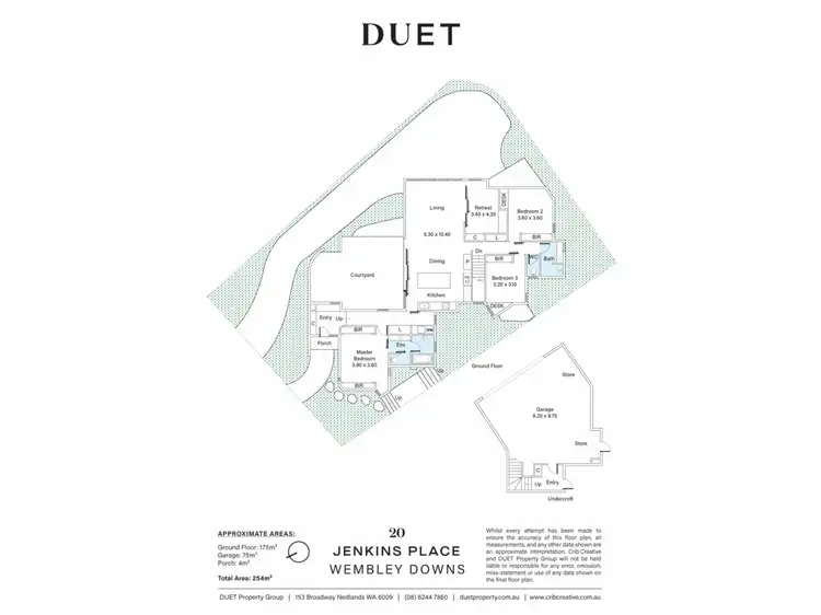 Floorplan of Homely house listing, 20 Jenkins Place, Wembley Downs WA 6019